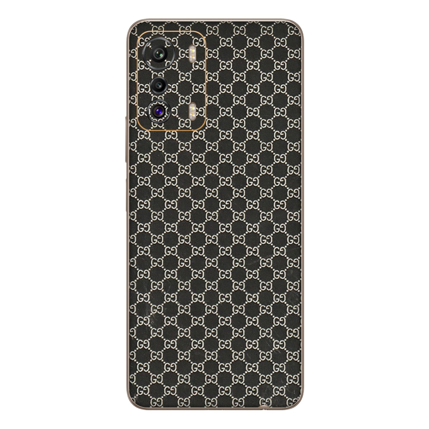 INFINIX Phone Skins (All Models) - Black G Print - 3D Embossed Finish (L-109) Infinix Zero 5G