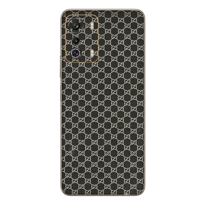 INFINIX Phone Skins (All Models) - Black G Print - 3D Embossed Finish (L-109) Infinix Zero 5G