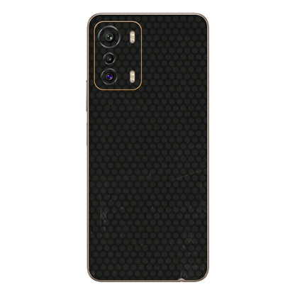 INFINIX Phone Skins (All Models) - Black honeycomb - 3D Embossed Finish (L-114) Infinix Zero 5G