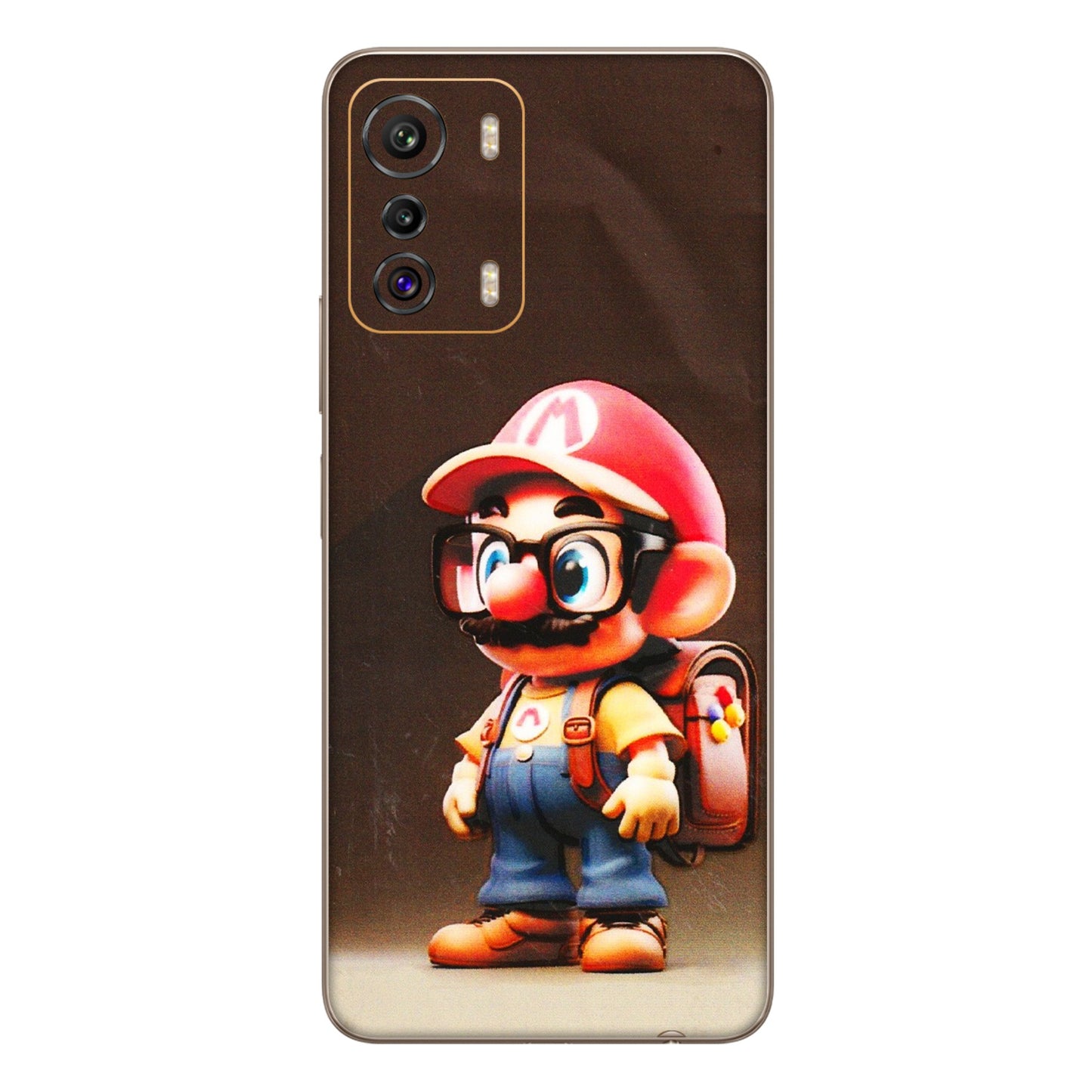 INFINIX Phone Skins (All Models) - Little Mario - 3D Embossed Finish (L-119) Infinix Zero 5G