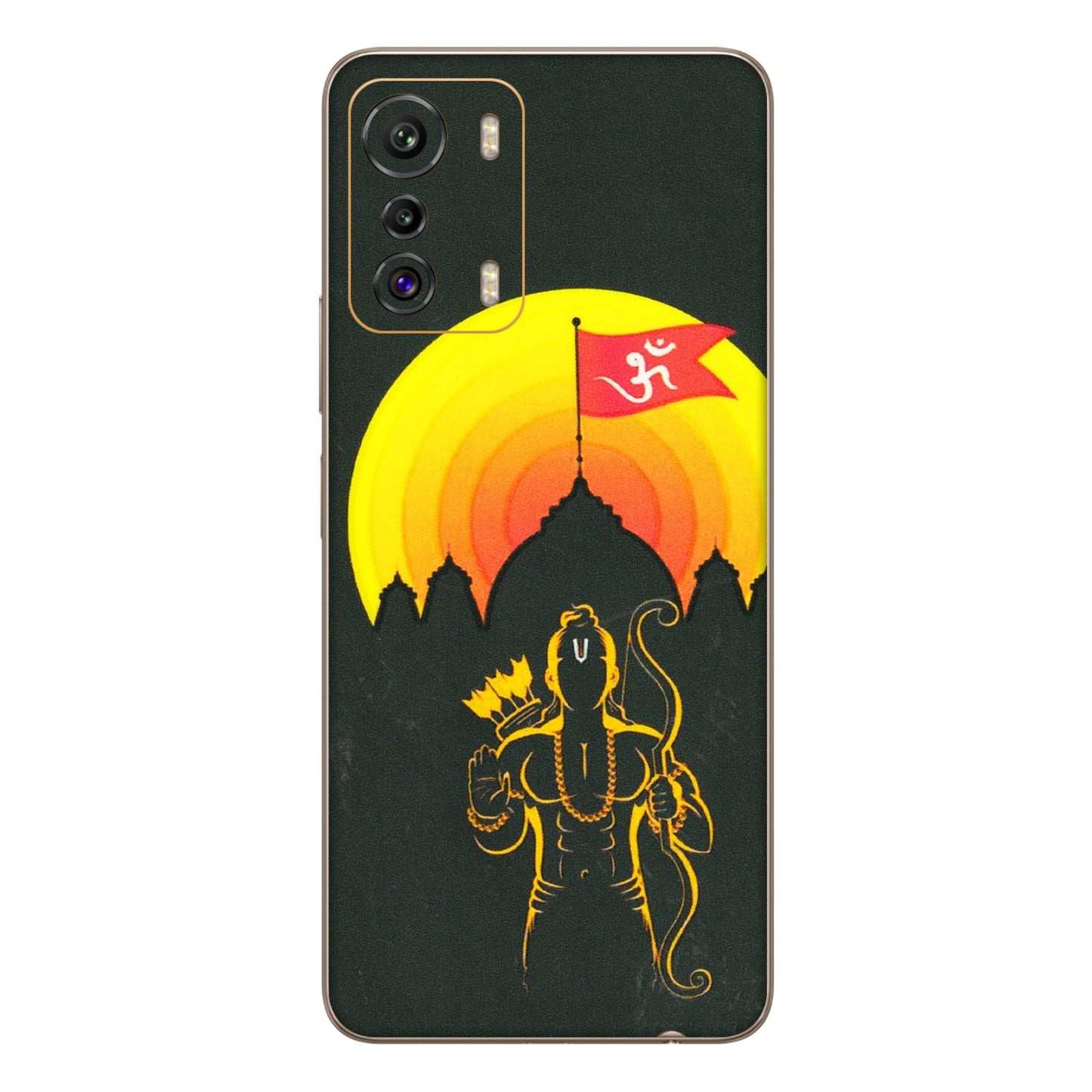 INFINIX Phone Skins (All Models) - Lord Ram - 3D Embossed Finish (L-132) Infinix Zero 5G