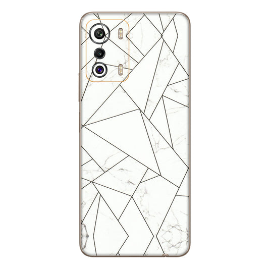 INFINIX Phone Skins (All Models) - Luxury White Marble Effect - 3D Embossed Finish (L-168) Infinix Zero 5G