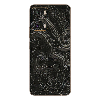 INFINIX Phone Skins (All Models) - Black Swirl - 3D Embossed Finish (L-196) Infinix Zero 5G