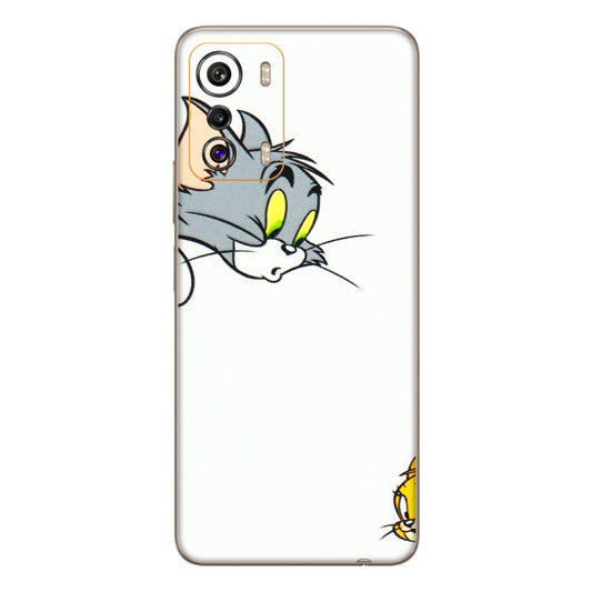 INFINIX Phone Skins (All Models) - Cute Tom And Jerry - 3D Embossed Finish (L-220) Infinix Zero 5G
