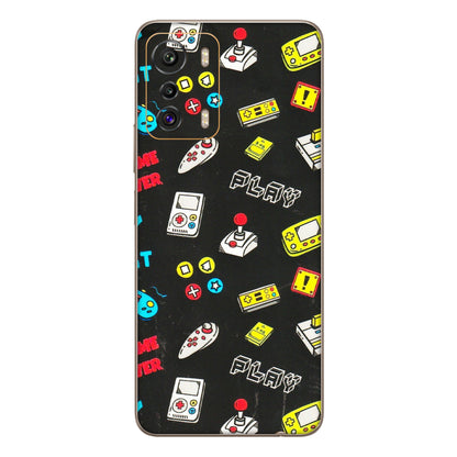 INFINIX Phone Skins (All Models) - Gaming Doodles - 3D Embossed Finish (L-224) Infinix Zero 5G