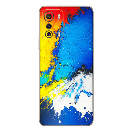 INFINIX Phone Skins (All Models) - Acrylic Paint Spill - 3D Embossed Finish (L-229) Infinix Zero 5G
