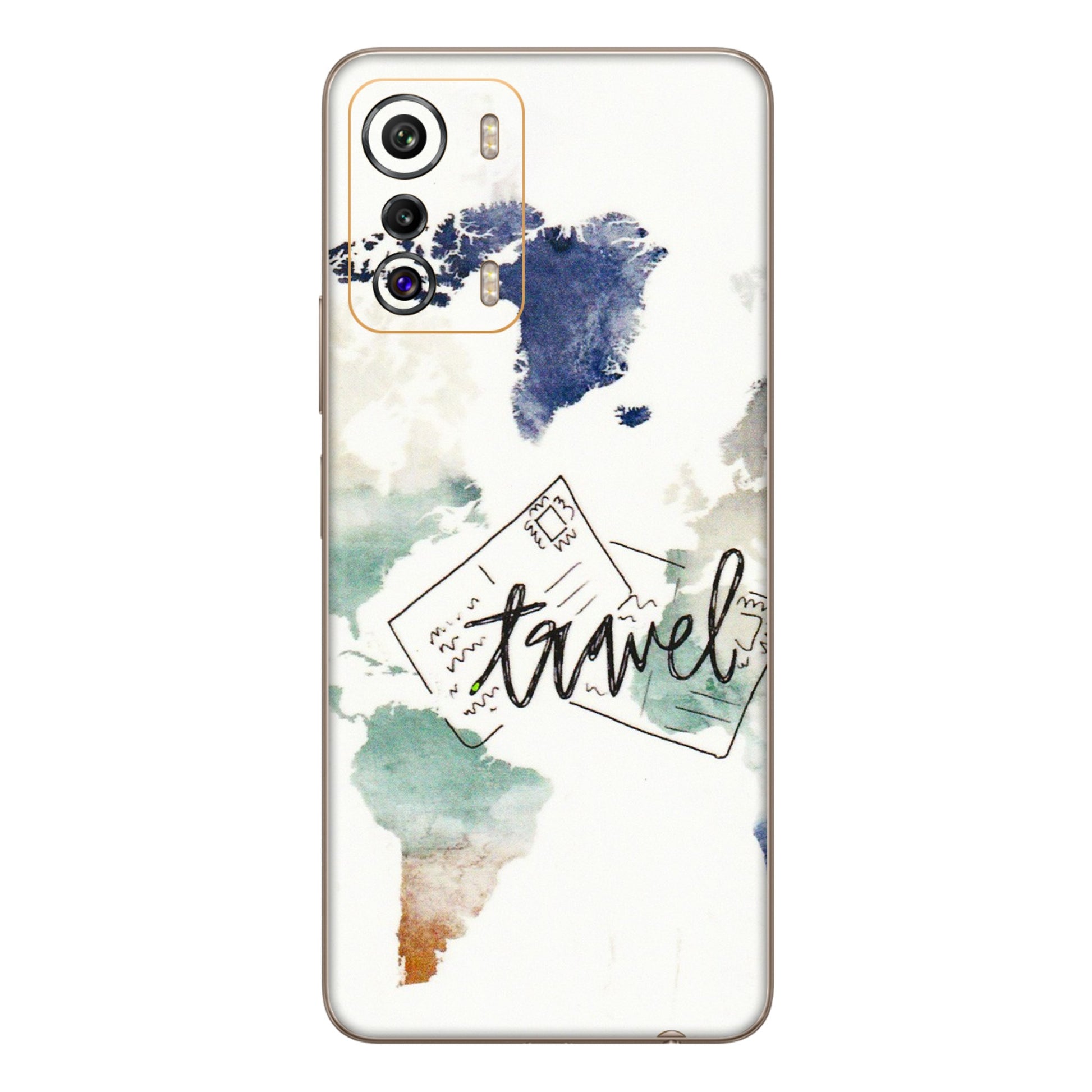 INFINIX Phone Skins (All Models) - Travel The World - 3D Embossed Finish (L-232) Infinix Zero 5G