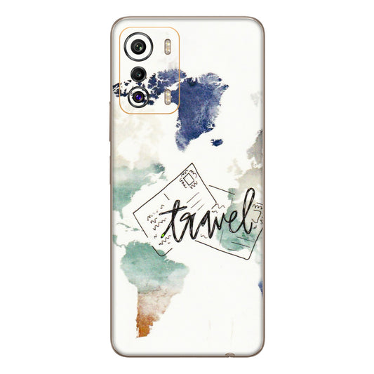 INFINIX Phone Skins (All Models) - Travel The World - 3D Embossed Finish (L-232) Infinix Zero 5G