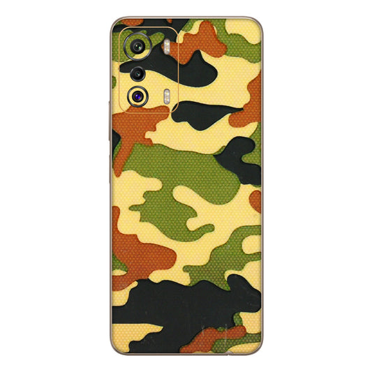 INFINIX Phone Skins (All Models) - Indian Military - 3D Embossed Finish (L-234) Infinix Zero 5G