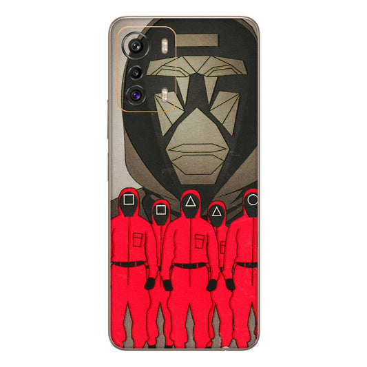 INFINIX Phone Skins (All Models) - Squid Game Hero - 3D Embossed Finish (L-245) Infinix Zero 5G