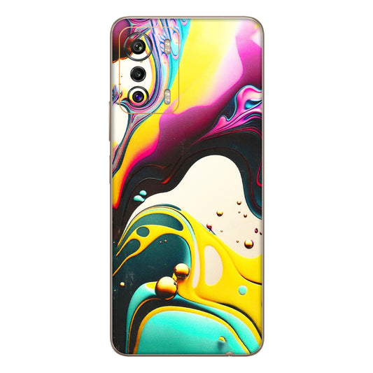 INFINIX Phone Skins (All Models) - Multicolor Abstract pattern - 3D Embossed Finish (L-254) Infinix Zero 5G