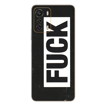 INFINIX Phone Skins (All Models) - The F Word - 3D Embossed Finish (L-255) Infinix Zero 5G