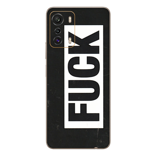 INFINIX Phone Skins (All Models) - The F Word - 3D Embossed Finish (L-255) Infinix Zero 5G
