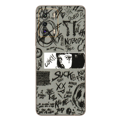 INFINIX Phone Skins (All Models) - Never Have Love Anime - 3D Embossed Finish (L-260) Infinix Zero 5G
