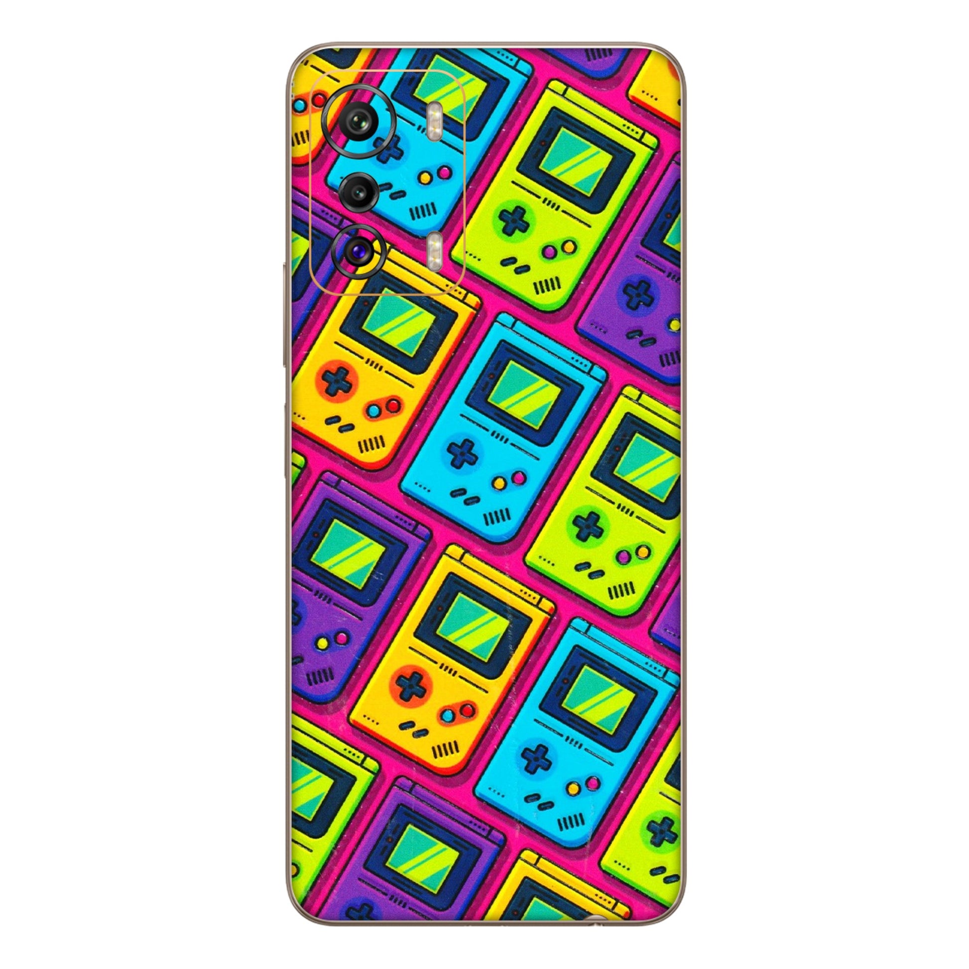 INFINIX Phone Skins (All Models) - Gameboy Colourful - 3D Embossed Finish (L-266) Infinix Zero 5G