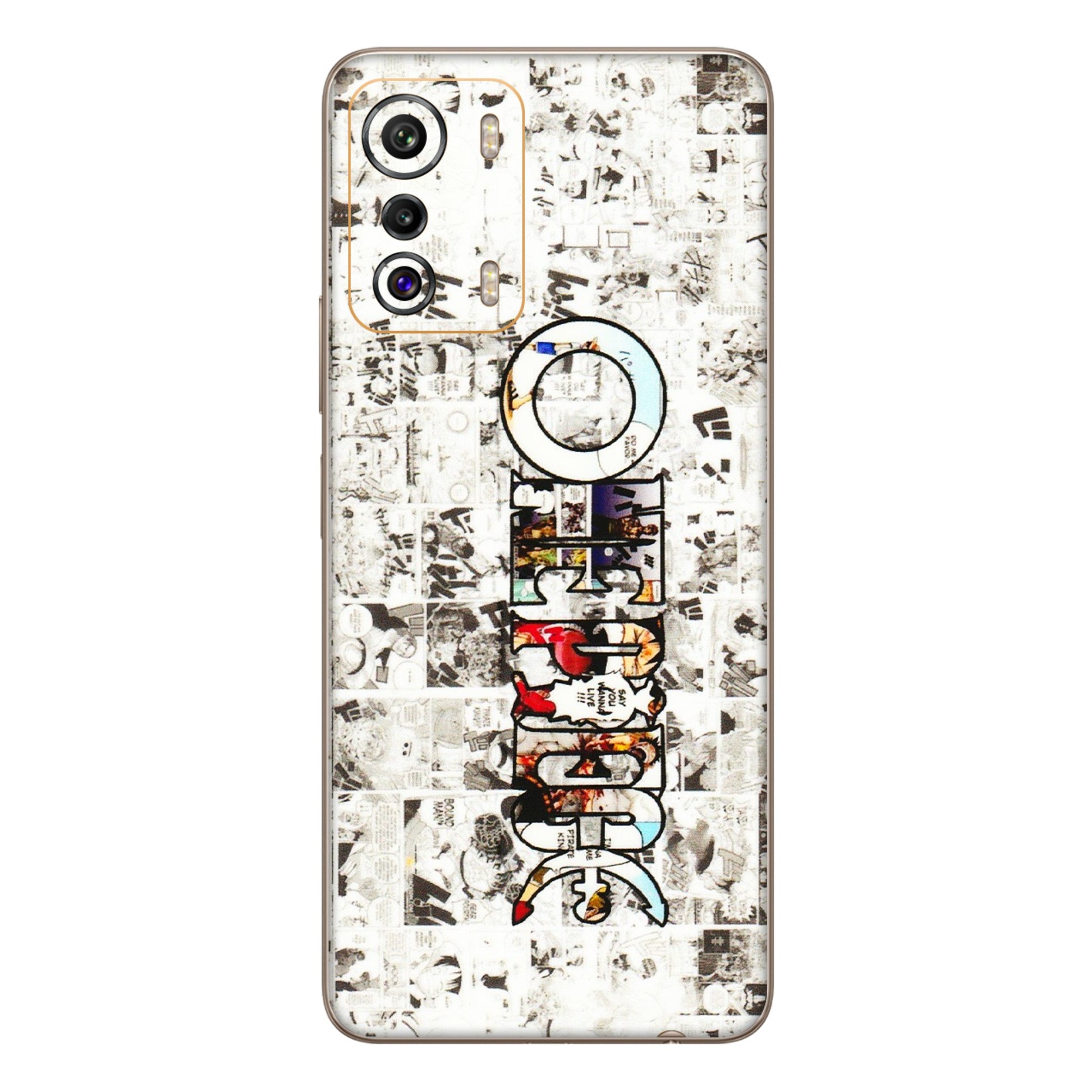 INFINIX Phone Skins (All Models) - One Piece Manga - 3D Embossed Finish (L-26) Infinix Zero 5G