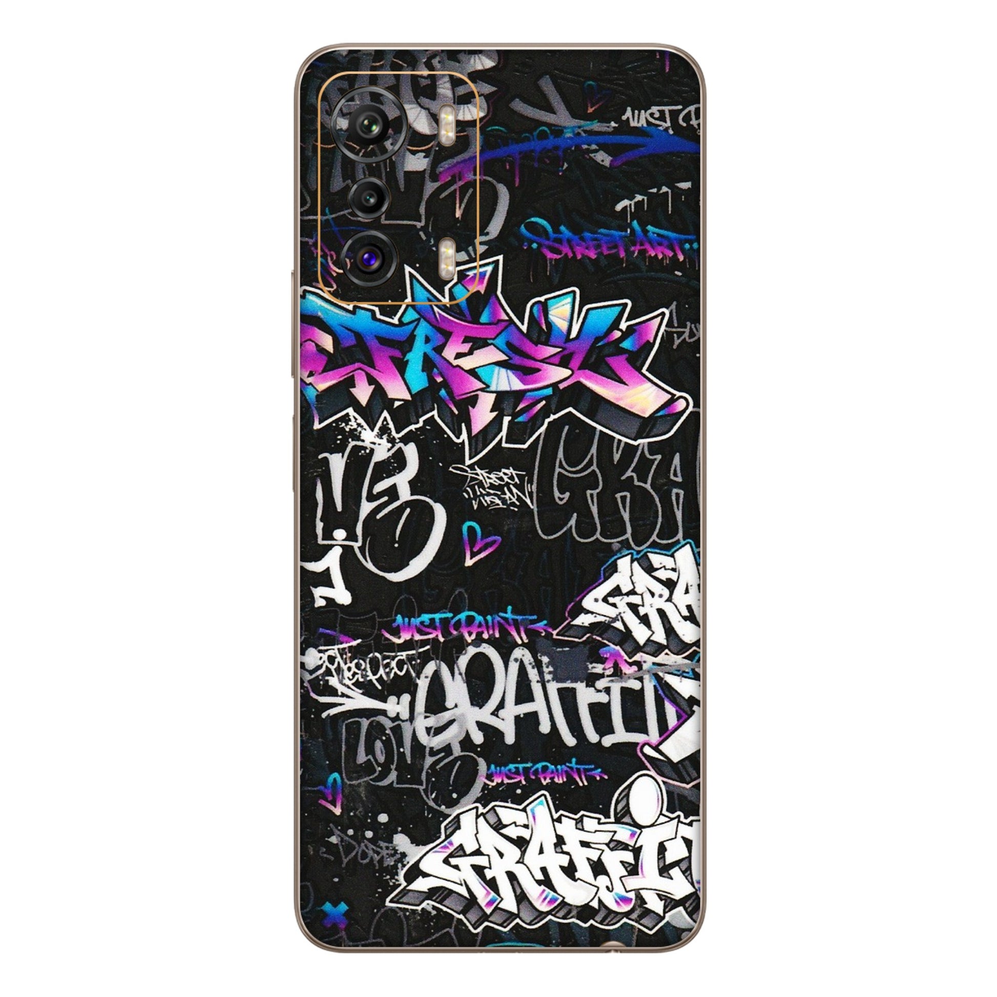 INFINIX Phone Skins (All Models) - Graffiti Killer - 3D Embossed Finish (L-274) Infinix Zero 5G