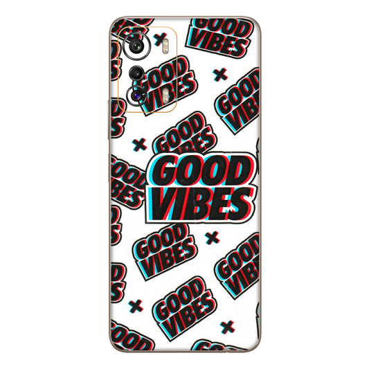 INFINIX Phone Skins (All Models) - Good Vibes - 3D Embossed Finish (L-282) Infinix Zero 5G