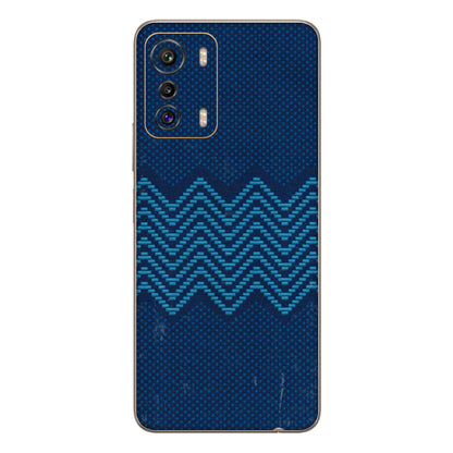INFINIX Phone Skins (All Models) - Blue Sober Waves - 3D Embossed Finish (L-306) Infinix Zero 5G