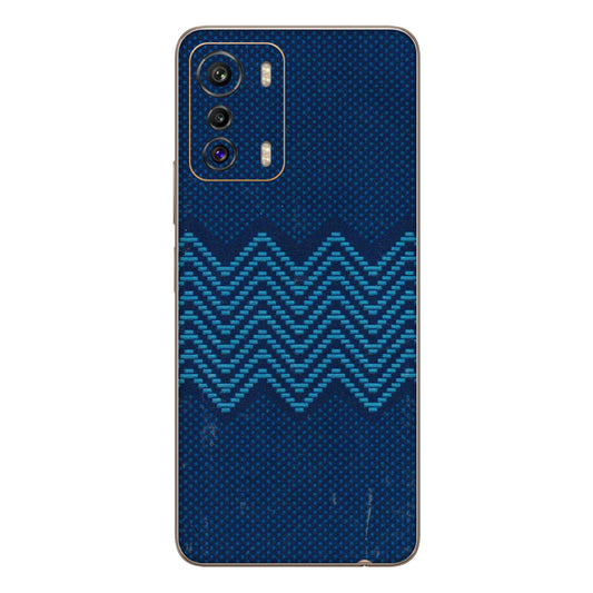 INFINIX Phone Skins (All Models) - Blue Sober Waves - 3D Embossed Finish (L-306) Infinix Zero 5G