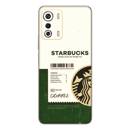 INFINIX Phone Skins (All Models) - Starbucks Barcode - 3D Embossed Finish (L-308) Infinix Zero 5G