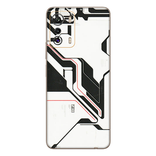 INFINIX Phone Skins (All Models) - White Techy Logo - 3D Embossed Finish (L-312) Infinix Zero 5G