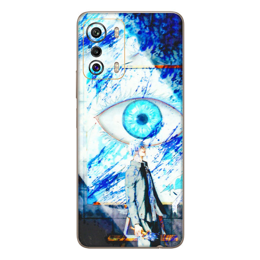 INFINIX Phone Skins (All Models) - Anime Sea Blue Eye - 3D Embossed Finish (L-318) Infinix Zero 5G