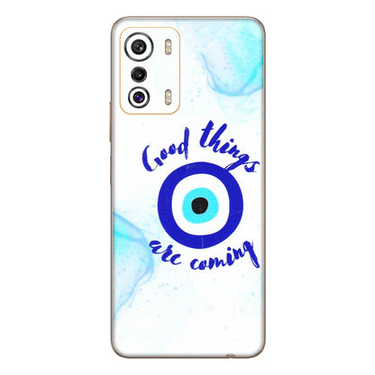 INFINIX Phone Skins (All Models) - Evil Eye Good Things Are Coming - 3D Embossed Finish (L-322) Infinix Zero 5G
