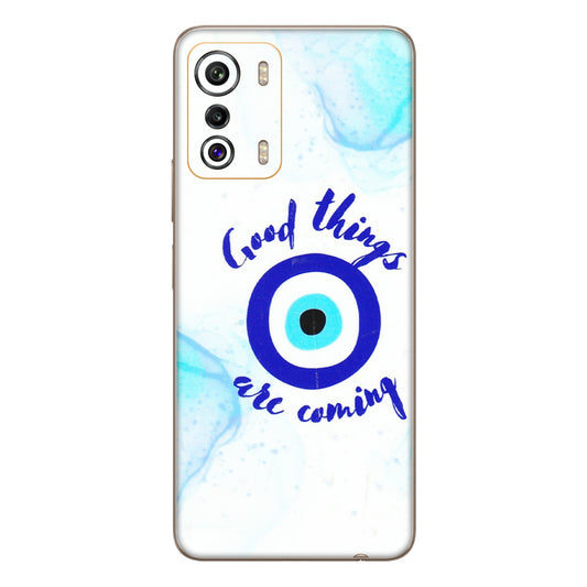 INFINIX Phone Skins (All Models) - Evil Eye Good Things Are Coming - 3D Embossed Finish (L-322) Infinix Zero 5G