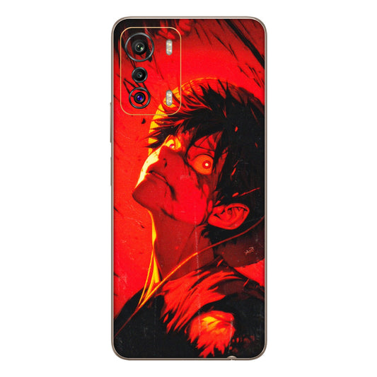 INFINIX Phone Skins (All Models) - D.Luffy Power Up One Piece Anime - 3D Embossed Finish (L-326) Infinix Zero 5G