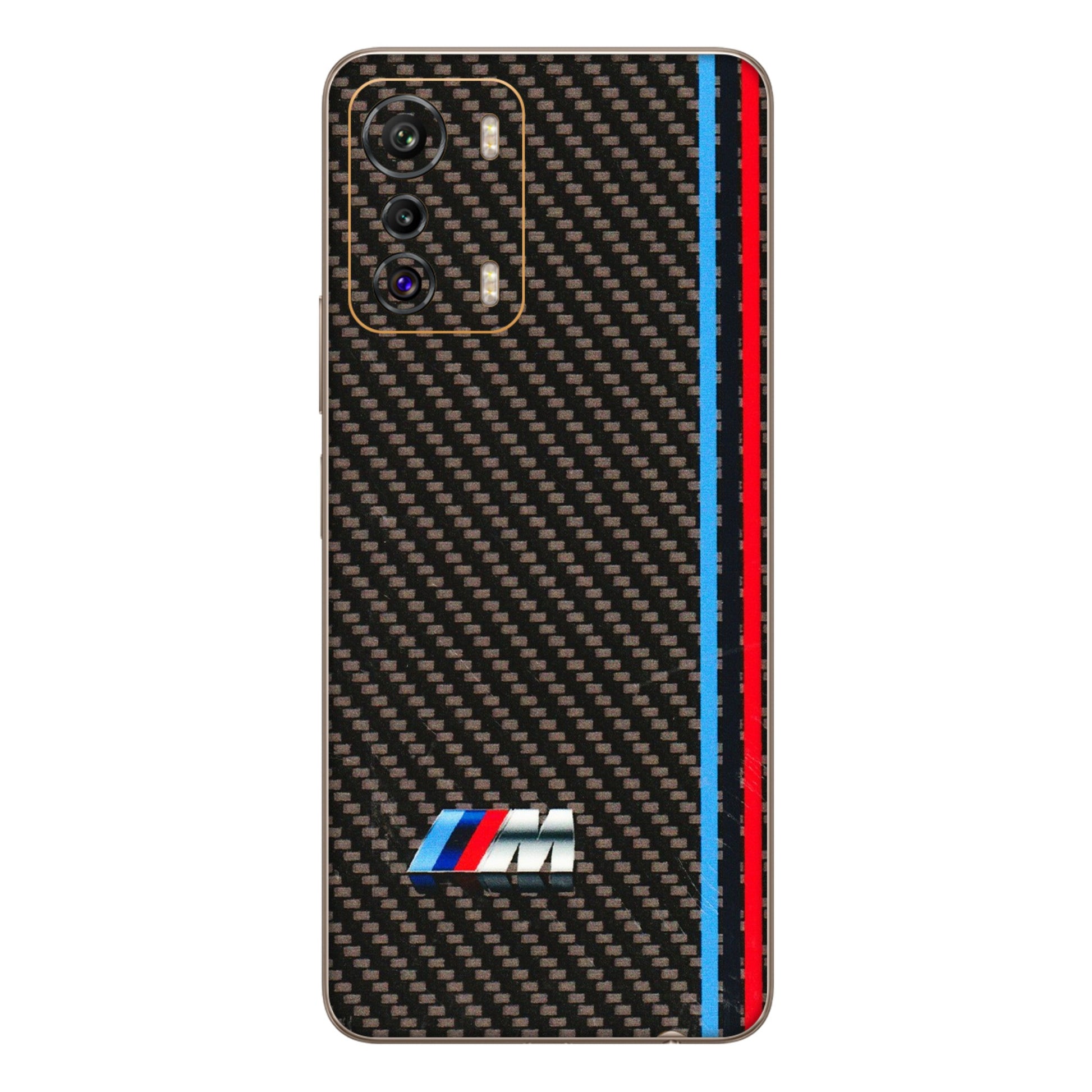 INFINIX Phone Skins (All Models) - BM Carbon Fiber Feels - 3D Embossed Finish (L-38) Infinix Zero 5G
