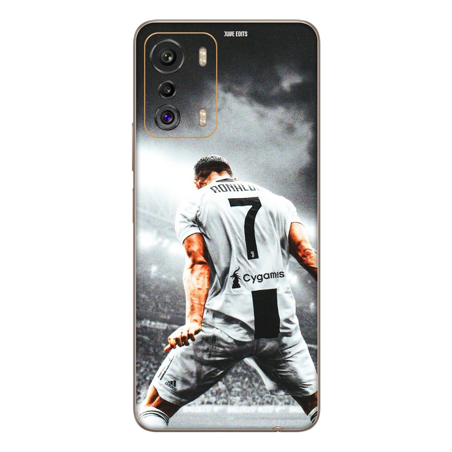 INFINIX Phone Skins (All Models) - Ronaldo CR7 Crazy - 3D Embossed Finish (L-44) Infinix Zero 5G