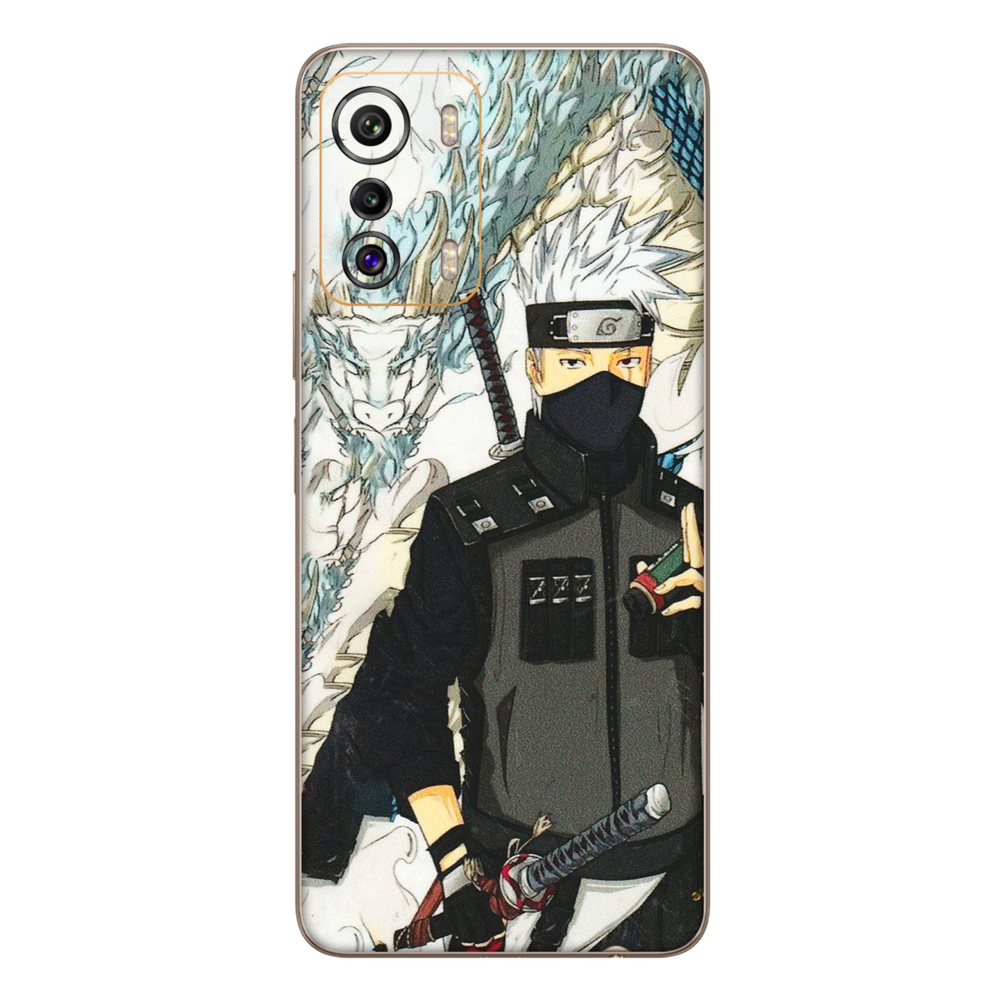 INFINIX Phone Skins (All Models) - Kakashi Hatake Naruto Anime - 3D Embossed Finish (L-46) Infinix Zero 5G