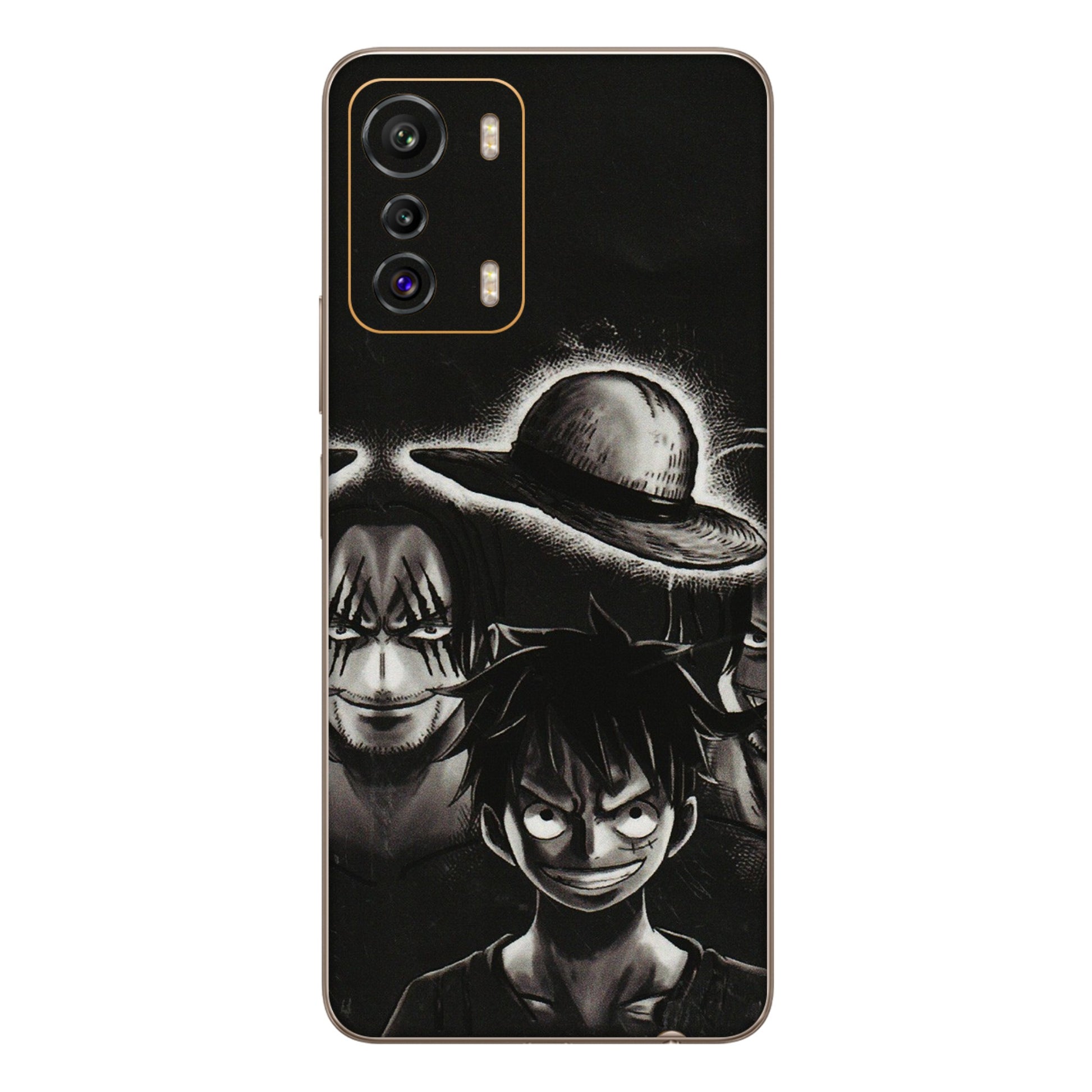 INFINIX Phone Skins (All Models) - Black Luffy Hat - 3D Embossed Finish (L-57) Infinix Zero 5G