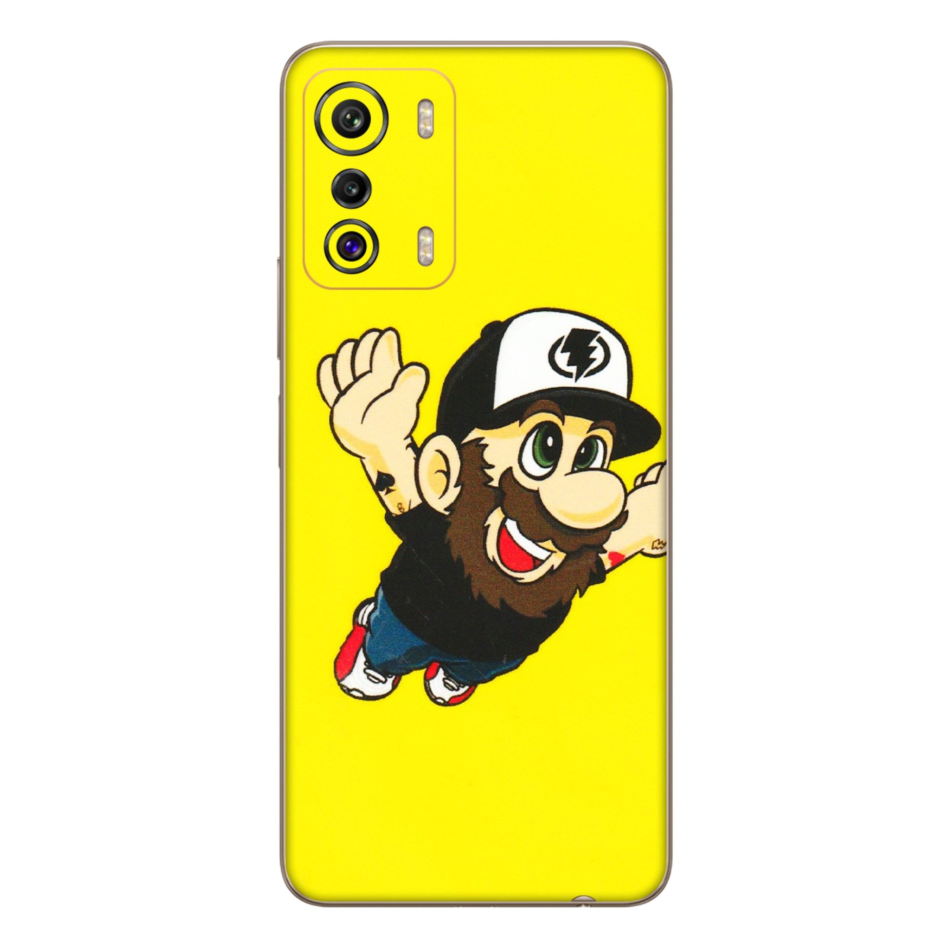 INFINIX Phone Skins (All Models) - Flying Beardo - 3D Embossed Finish (L-60) Infinix Zero 5G