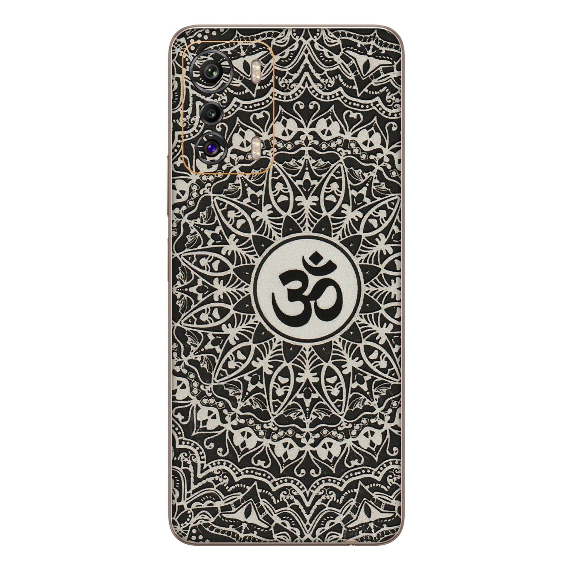 INFINIX Phone Skins (All Models) - Aum Elegant Mandala - 3D Embossed Finish (L-62) Infinix Zero 5G
