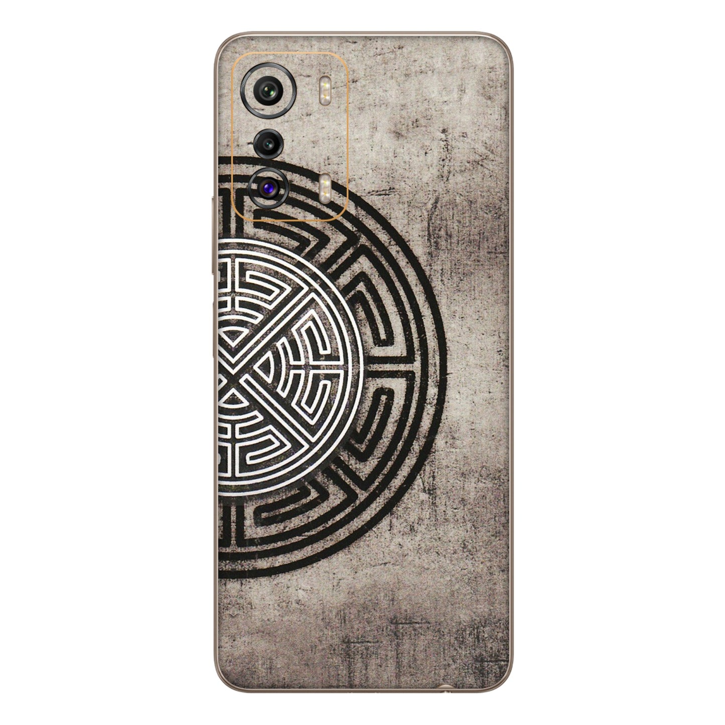INFINIX Phone Skins (All Models) - Mysterious Circular Design - 3D Embossed Finish (L-63) Infinix Zero 5G
