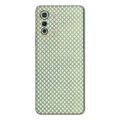 INFINIX Phone Skins (All Models) - Gucci Fabric Pattern - 3D Embossed Finish (L-73) Infinix Zero 5G
