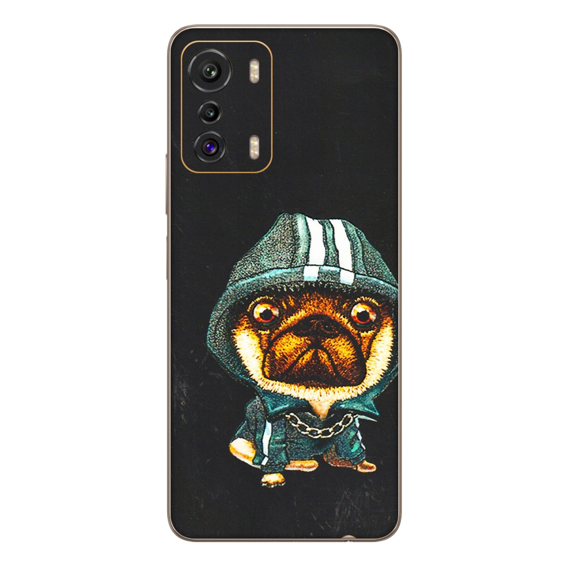 INFINIX Phone Skins (All Models) - Puppy N Hoodie - 3D Embossed Finish (L-90) Infinix Zero 5G