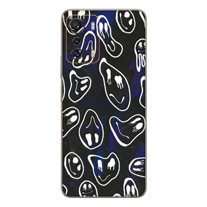 INFINIX Phone Skins (All Models) - Distorted Smileys - 3D Embossed Finish (L-92) Infinix Zero 5G