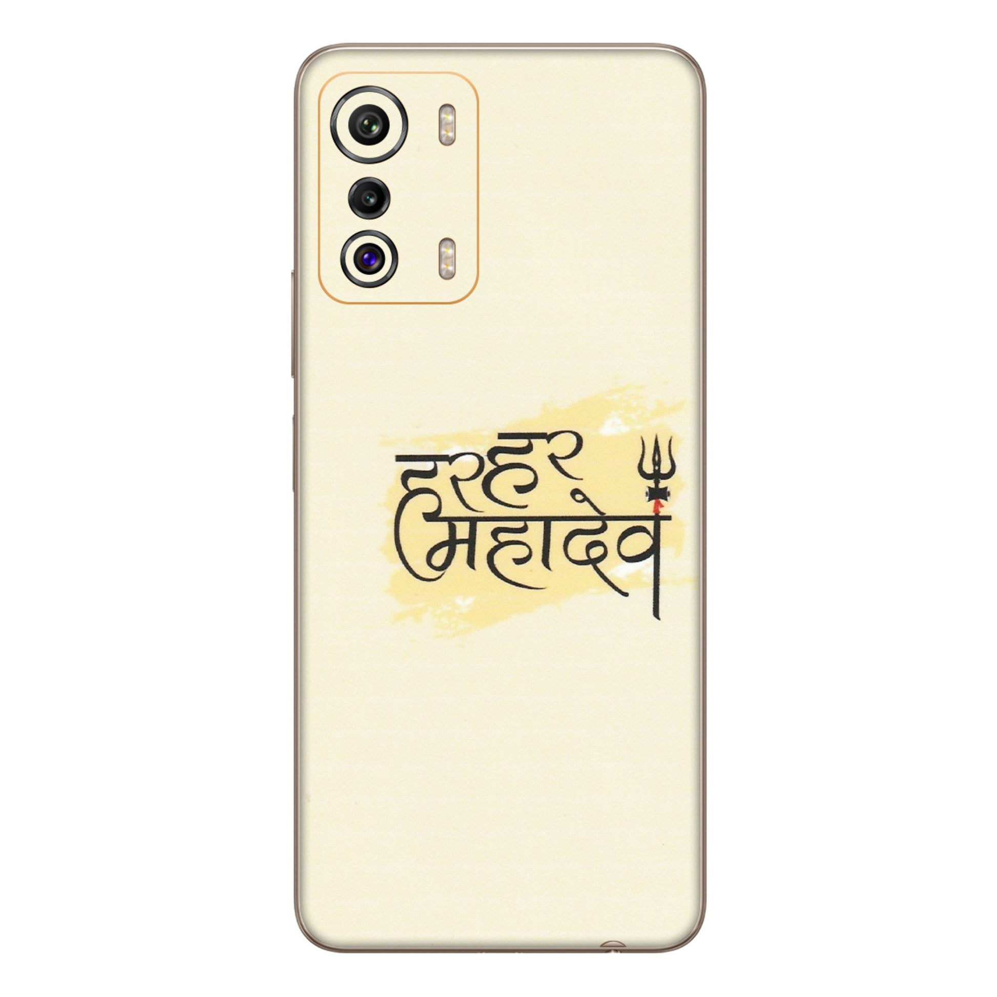 INFINIX Phone Skins (All Models) - Har Har Mahadev - Matte Finish (M-10) Infinix Zero 5G