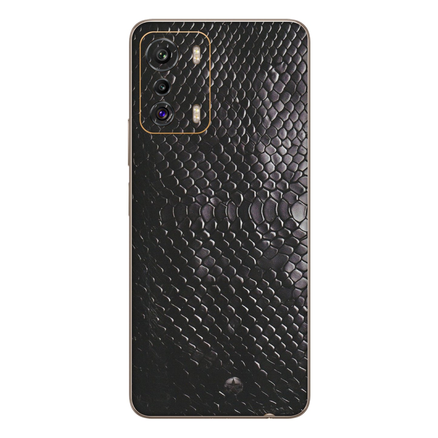 INFINIX Phone Skins (All Models) - Black Snack Leather - Matte Finish (M-147) Infinix Zero 5G