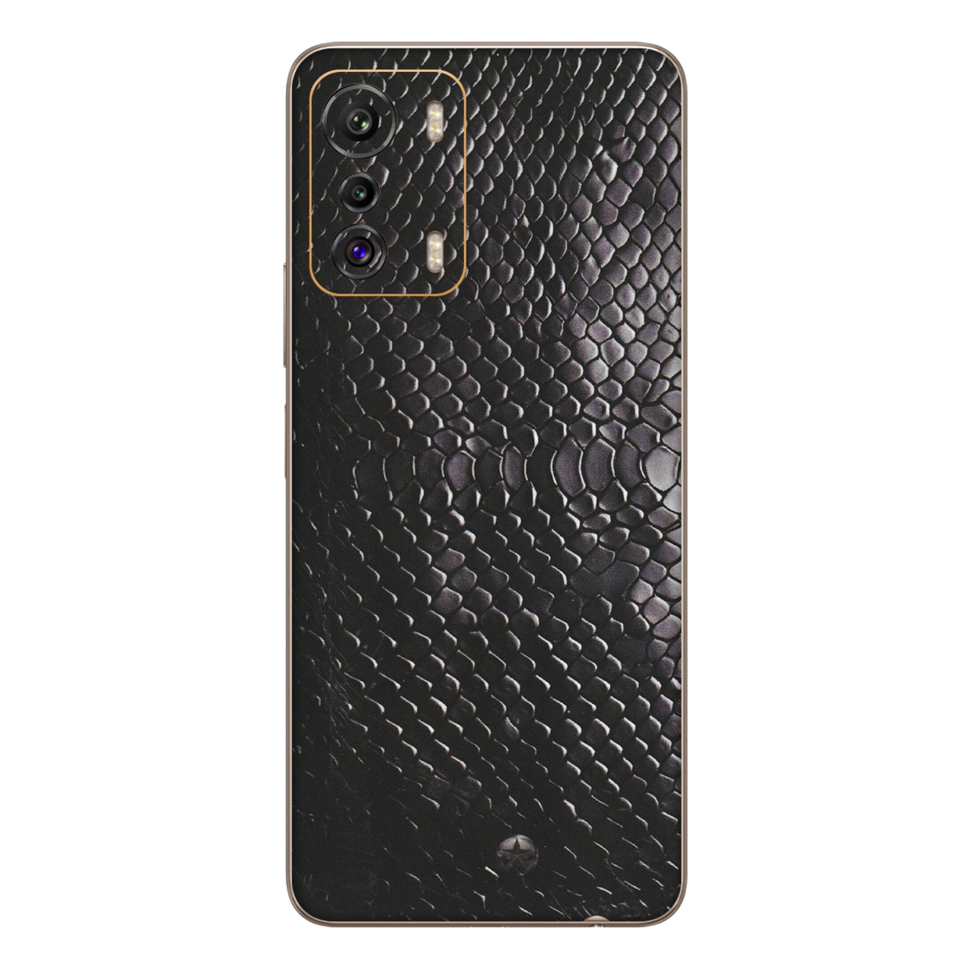 INFINIX Phone Skins (All Models) - Black Snack Leather - Matte Finish (M-147) Infinix Zero 5G
