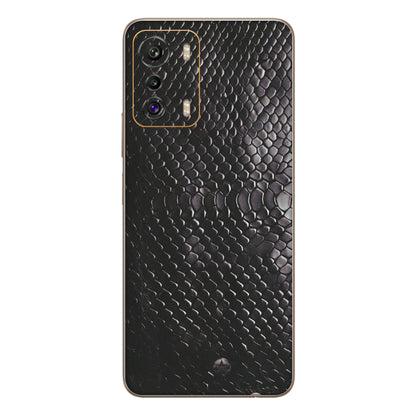 INFINIX Phone Skins (All Models) - Black Snack Leather - Matte Finish (M-147) Infinix Zero 5G