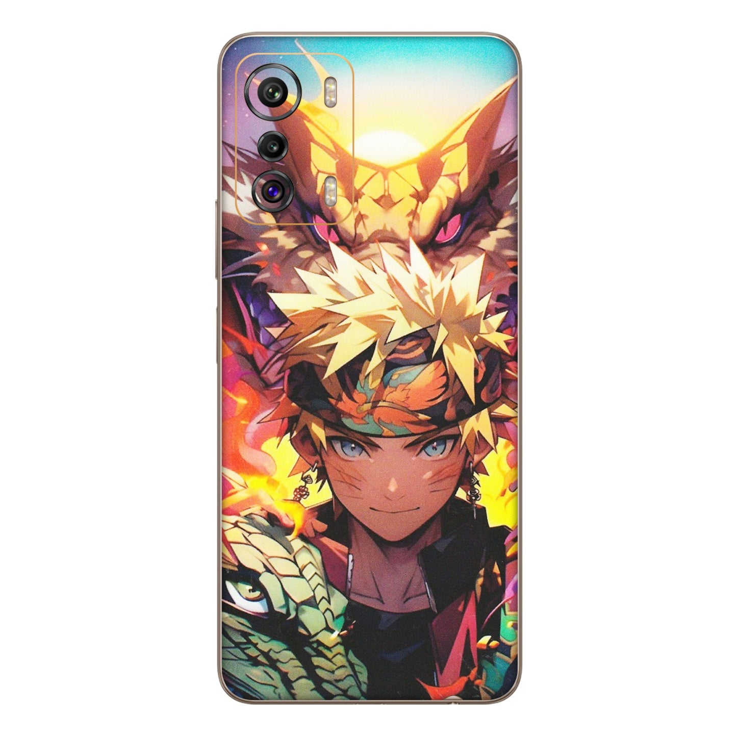 INFINIX Phone Skins (All Models) - Angry Naruto Anime - Matte Finish (M-148) Infinix Zero 5G
