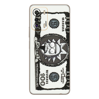 INFINIX Phone Skins (All Models) - Rick And Morty Hundred Dollar Anime - Matte Finish (M-161) Infinix Zero 5G