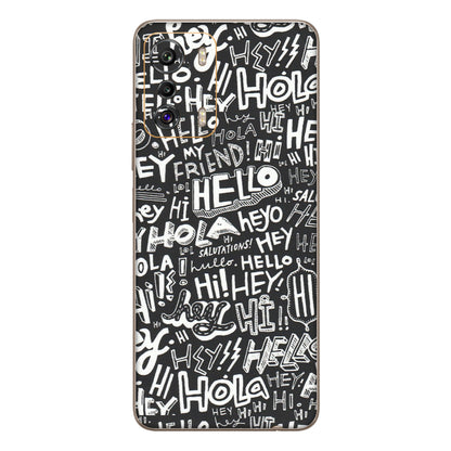 INFINIX Phone Skins (All Models) - Hi Hello Doodles - Matte Finish (M-25) Infinix Zero 5G