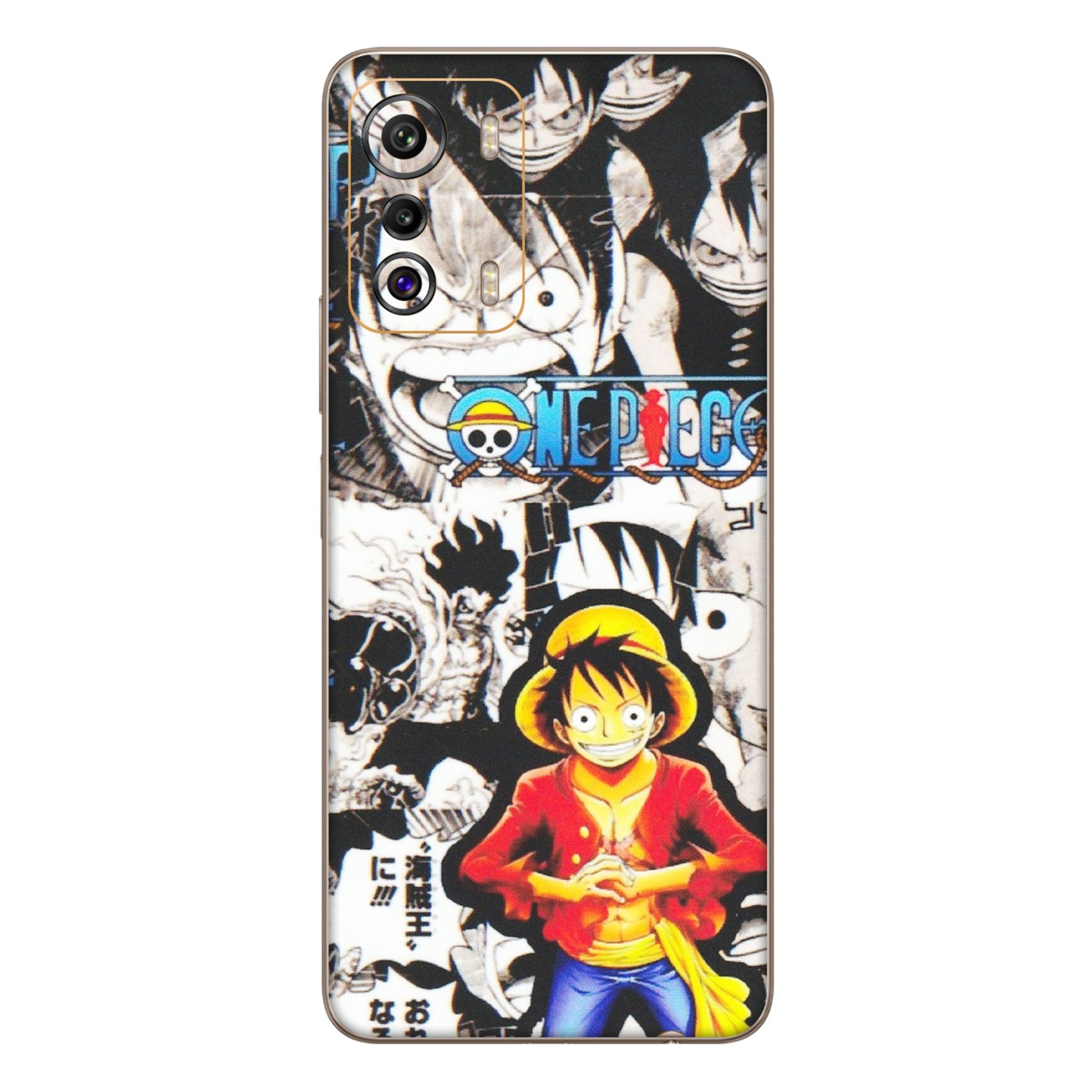 INFINIX Phone Skins (All Models) - One Piece B&W - Matte Finish (M-63) Infinix Zero 5G