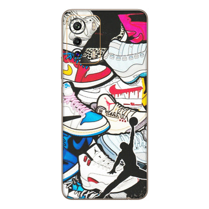 INFINIX Phone Skins (All Models) - Jordan Sneakers Fan - Matte Finish (M-80) Infinix Zero 5G