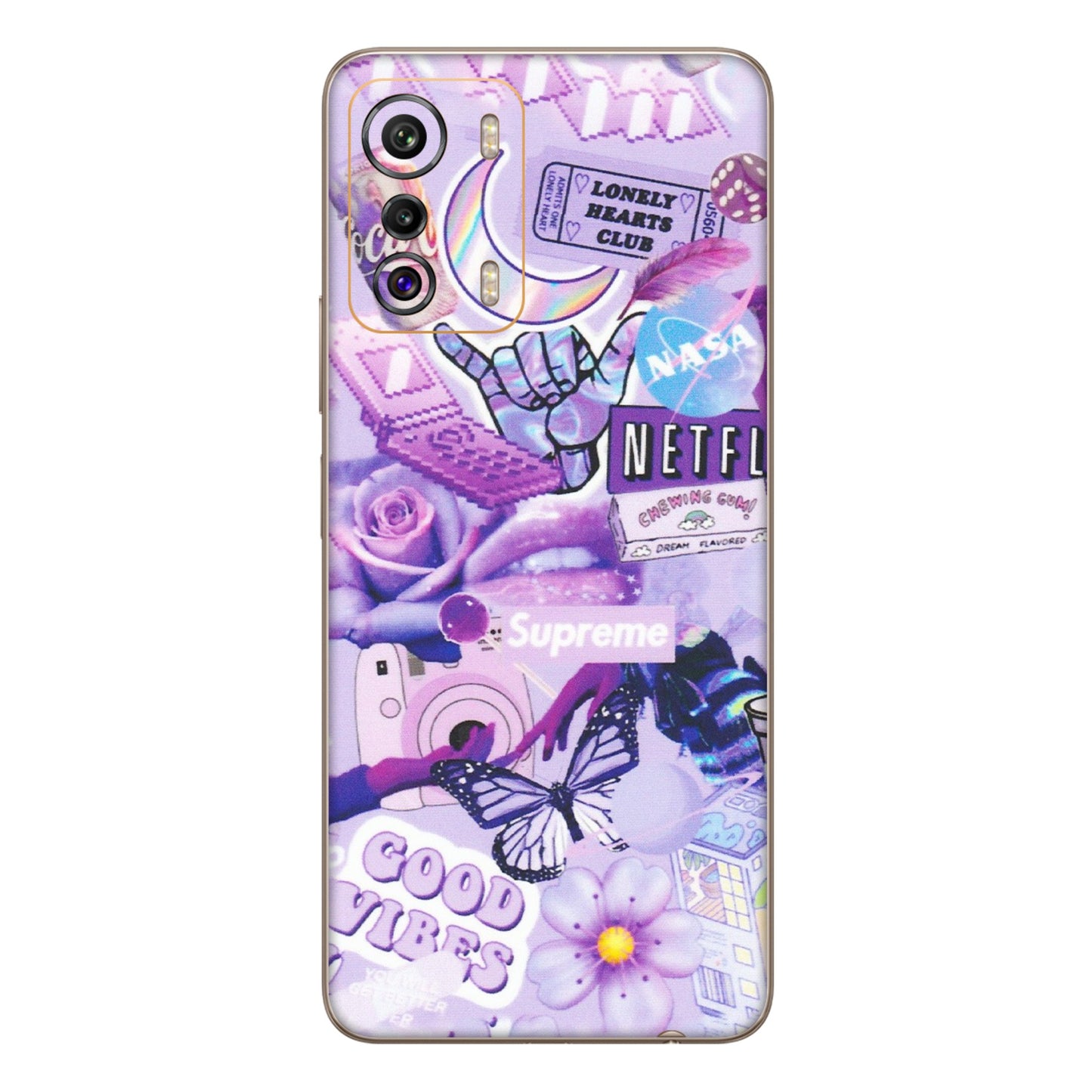 INFINIX Phone Skins (All Models) - Supreme Purple Magic - Matte Finish (M-88) Infinix Zero 5G